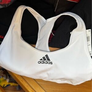 NWT Adidas White Sports Bra XL